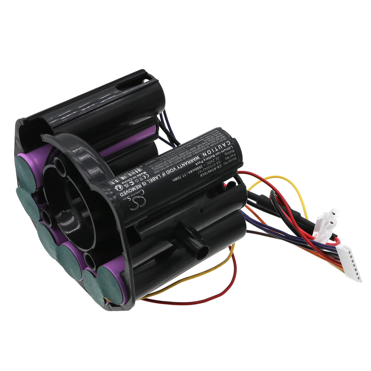 22.2V, Li-ion, 3500mAh, Vacuum battery fits Rowenta, Rh6751wo, Rh6751wo/am0, Rh6751wo/am1, 77.70Wh Vacuum Cameron Sino Technology Limited