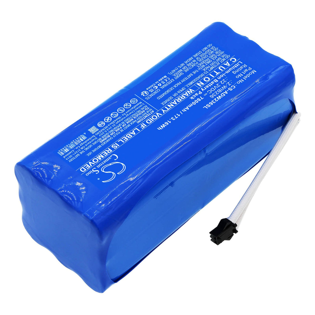 22.2V, Li-ion, 7800mAh, Lighting battery fits American Dj, Z-wib236, Wifly Bar Qa5, 173.16Wh Lighting & Studio Cameron Sino Technology Limited (Dangerous Goods)