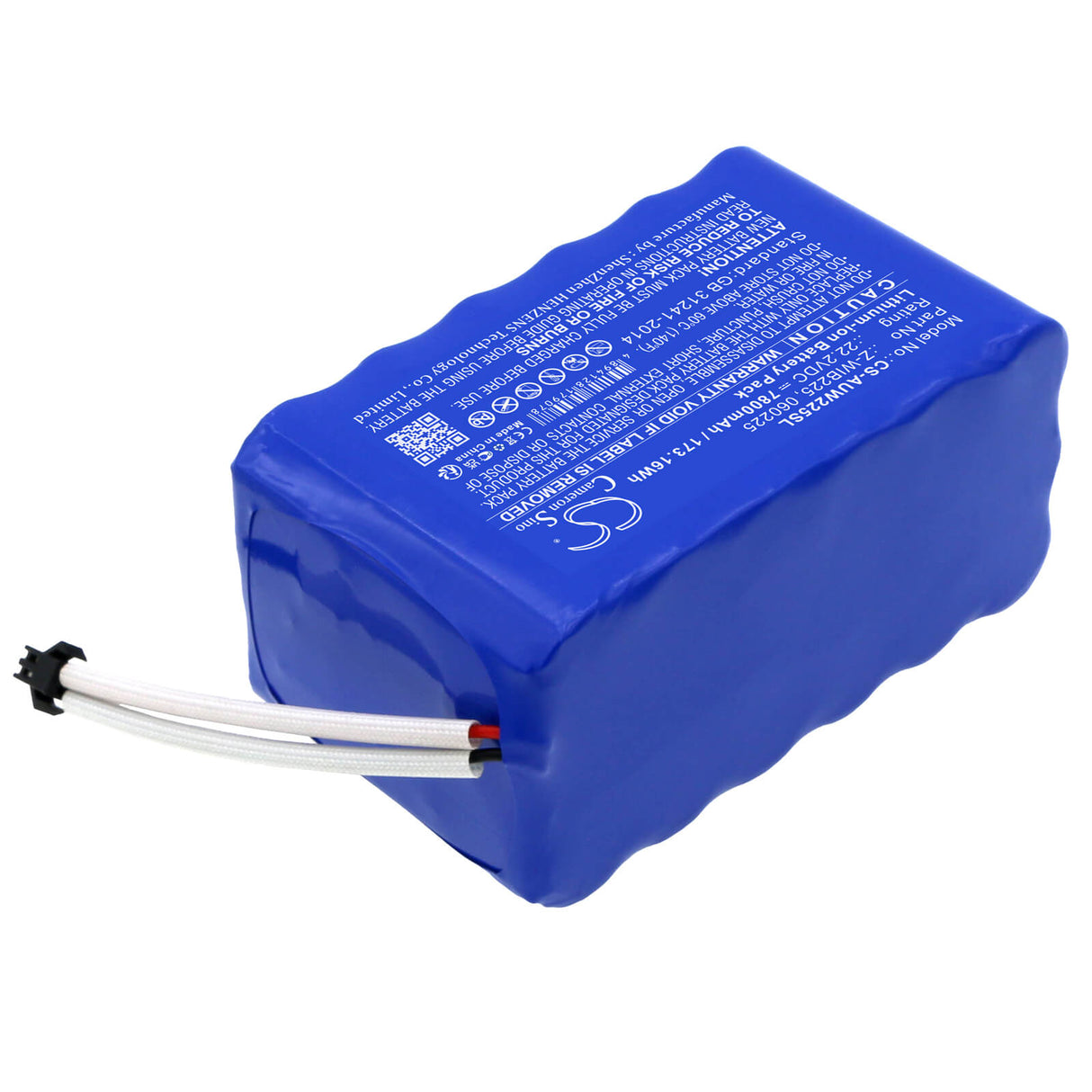 22.2V, Li-ion, 7800mAh, Lighting battery fits American Dj, 60225, Wifly Par Qa5, 173.16Wh Lighting & Studio Cameron Sino Technology Limited (Dangerous Goods)