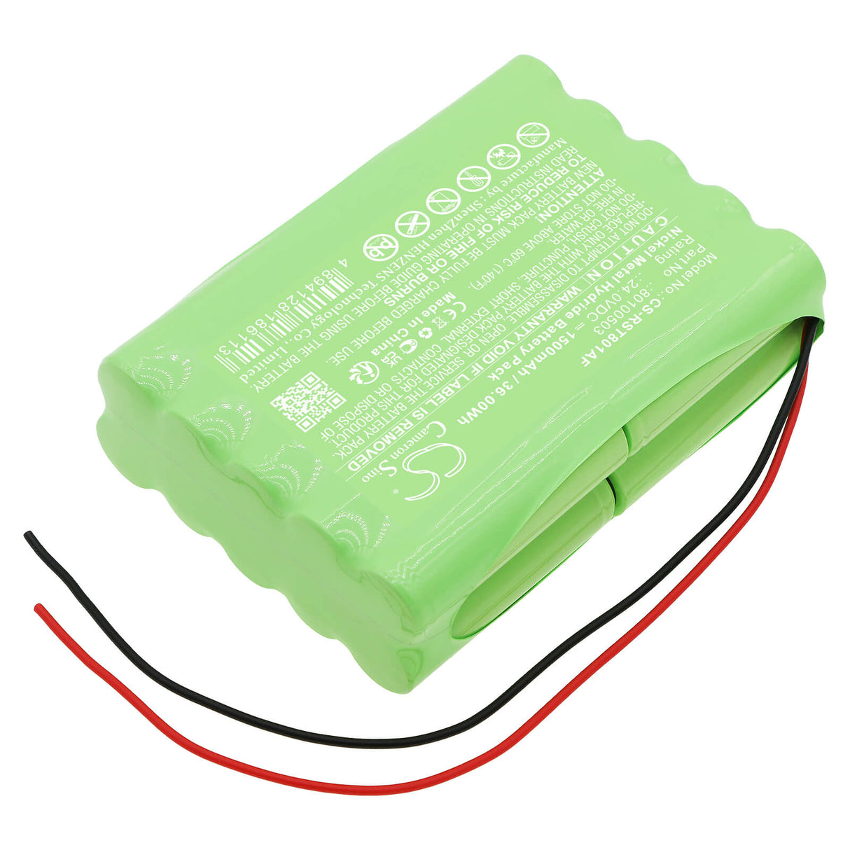 24.0v, Ni-mh, 1500mah, Automatic door battery fits Record, 80100503, 36.00wh Automatic Doors Cameron Sino Technology Limited