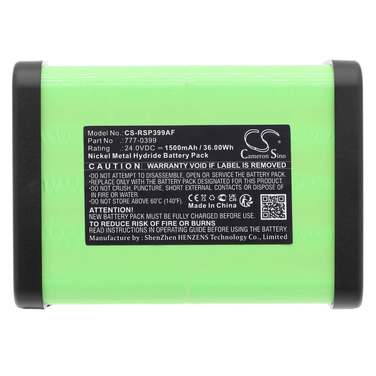24.0v, Ni-mh, 1500mah, Automatic door battery fits Rs Pro, 777-0399, 36.00wh Automatic Doors Cameron Sino Technology Limited