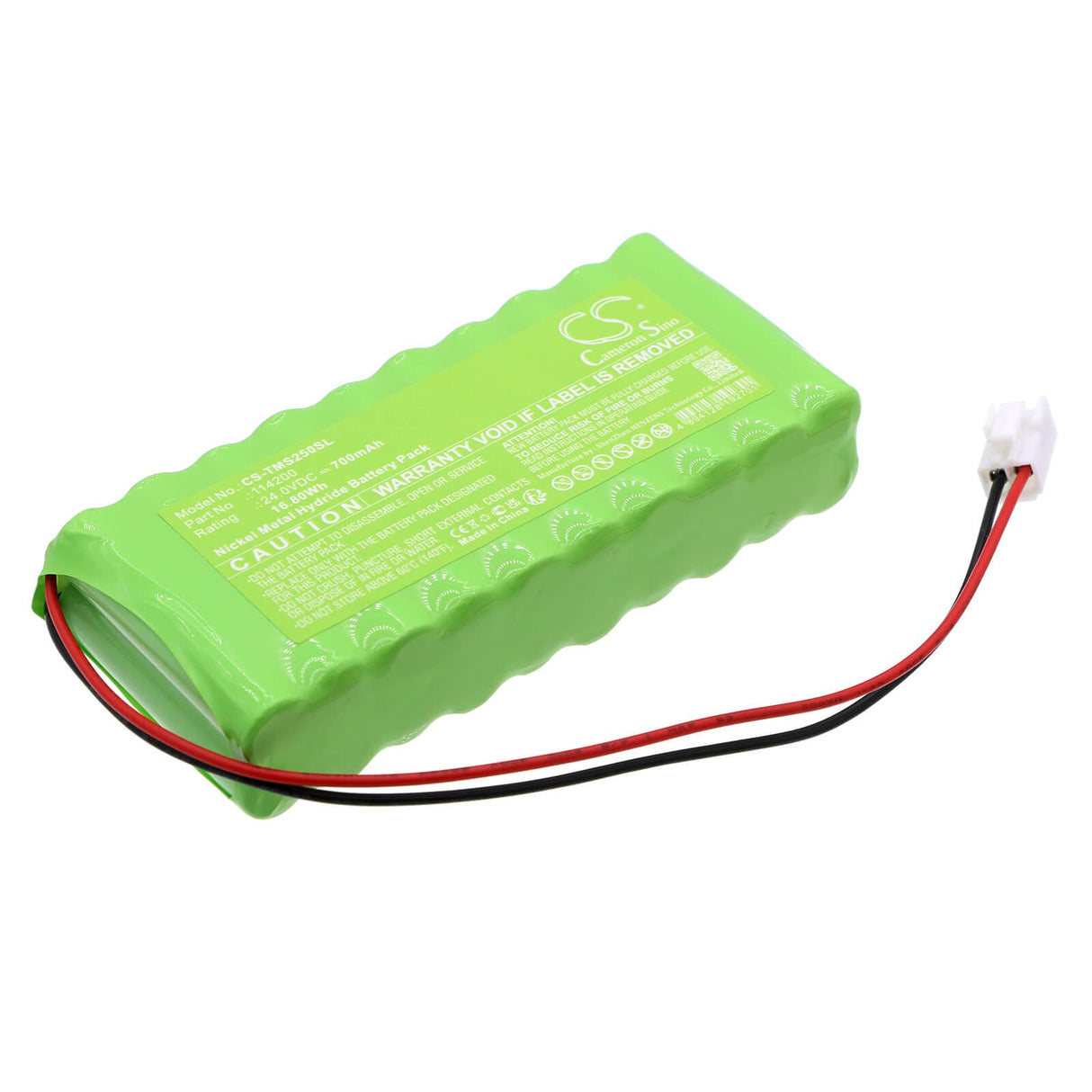 24,0v, Ni-mh, 700mah, batterie de porte automatique compatible avec Thomson, Sesame 250, 16,80wh Portes Automatiques Cameron Sino Technology Limited