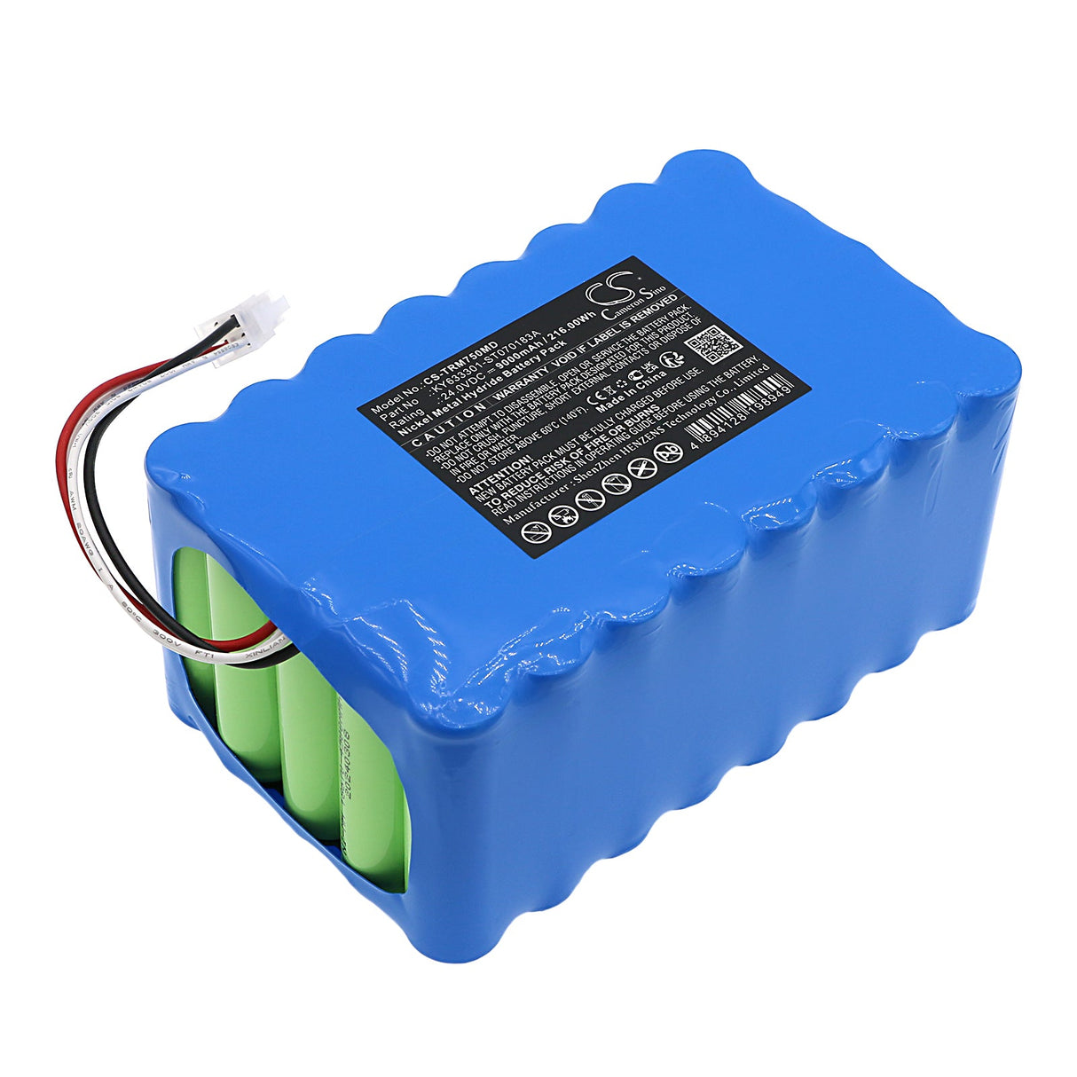 24.0V, Ni-MH, 9000mAh, Batterie médicale compatible avec Air Liquide, Taema, 110588-u, Monnal T75, 216.00Wh Medical Cameron Sino Technology Limited (Médical)
