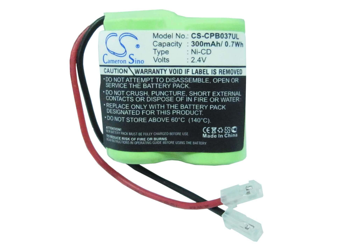 2.4V, Ni-CD, 300mAh, Cordless Phone battery fits Universal, 2/3aa X 2, 2/3aa X 2, 0.72Wh Cordless Phone Cameron Sino Technology Limited (Cordless Phone)