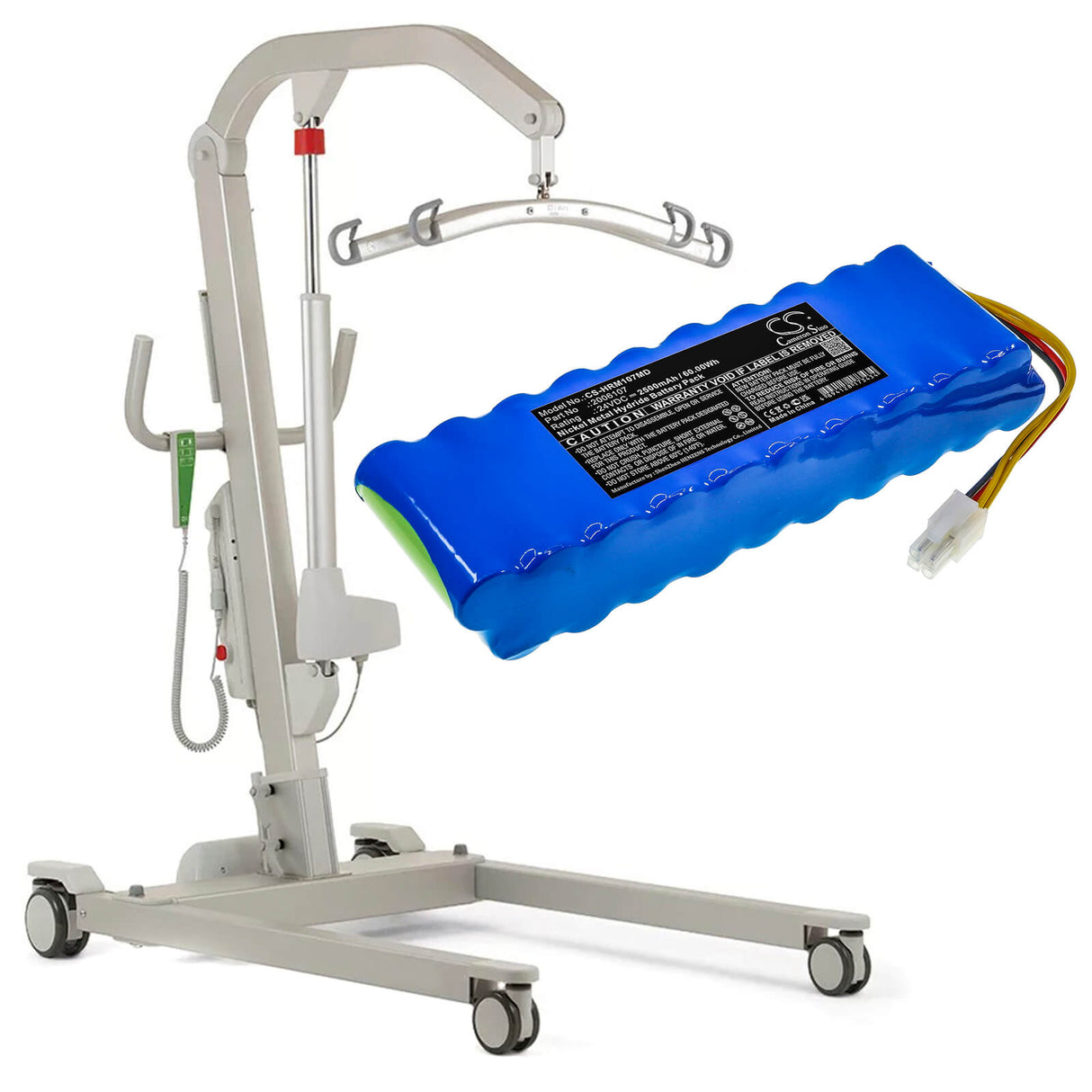 24V, Ni-MH, 2500mAh, Medical battery fits Linak, Hillrom, Liko, 20001-01, Liko Leve Malade Viking, 60.00Wh Medical Cameron Sino Technology Limited (Medical)