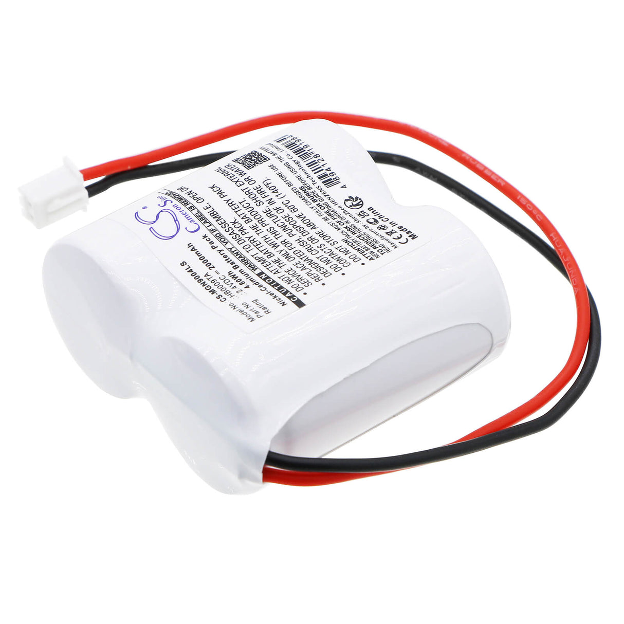 2,4V, Ni-CD, 2000mAh, batterie d'éclairage de secours compatible avec Legrand, 62550, 61090, 625025, 4.80Wh Éclairage de secours Cameron Sino Technology Limited