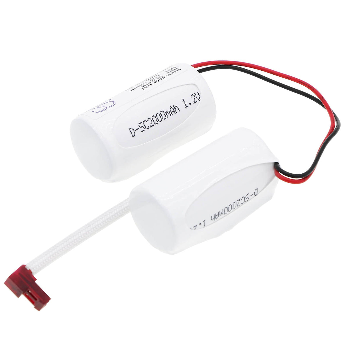 2,4V, Ni-CD, 2000mAh, Batterie d'éclairage de secours compatible avec Lithonia, 2pfv8, Lqc 1 G El N, 4,80Wh Éclairage de secours Cameron Sino Technology Limited