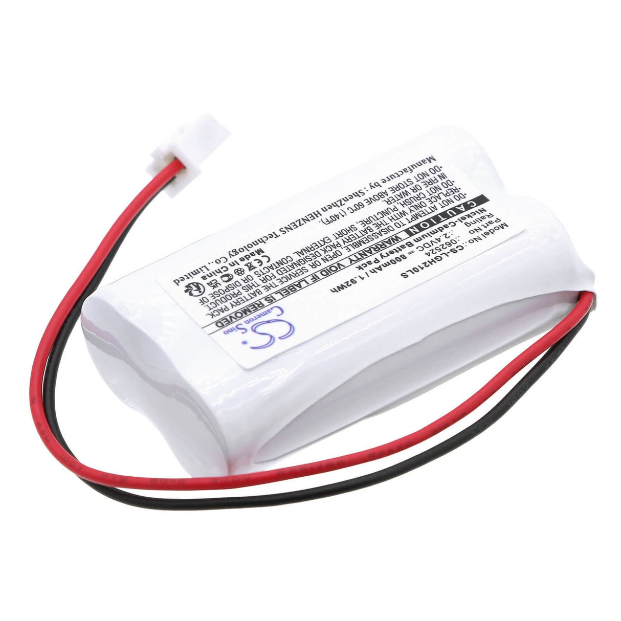 2.4V, Ni-CD, 800mAh, Batterie d'éclairage de secours compatible avec Legrand, 61087, 0 610 87, 61087, 1.92Wh Éclairage de secours Cameron Sino Technology Limited
