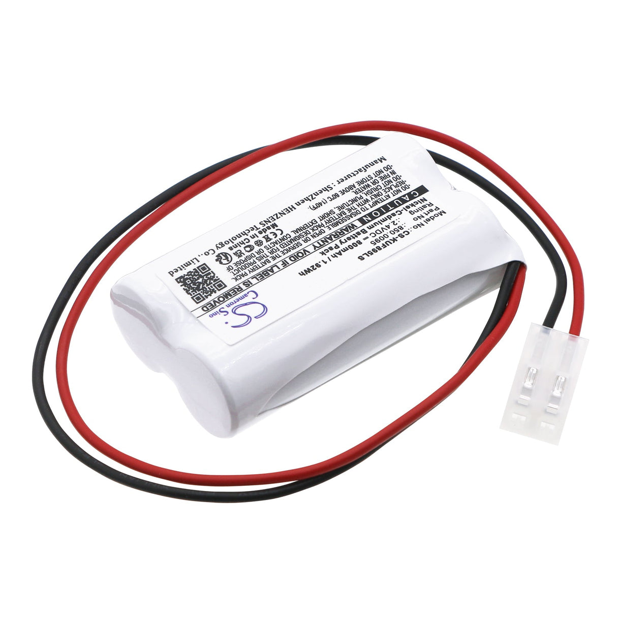 2.4V, Ni-CD, 800mAh, batterie d'éclairage de secours compatible avec Kaufel, 850.0095, 850.0095, 1.92Wh Éclairage de secours Cameron Sino Technology Limited