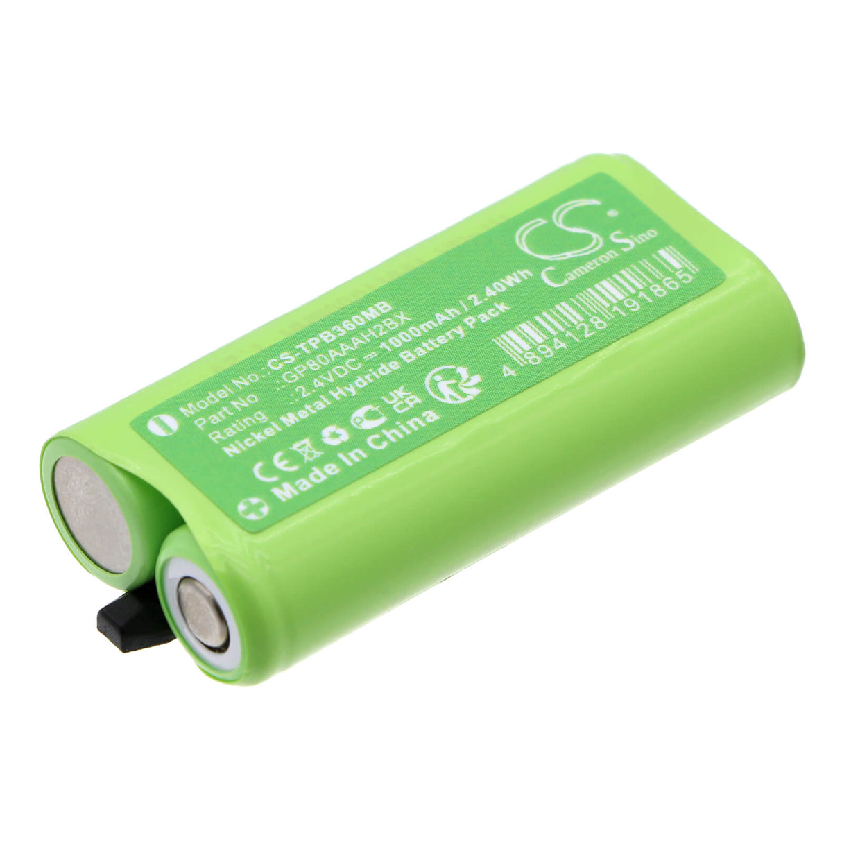 2,4v, Ni-mh, 1000mah, Batterie Babyphone Compatible avec Topcom, Babytalker 3500 Nanny, Babytalker 3600, 2,40wh BabyPhone Cameron Sino Technology Limited