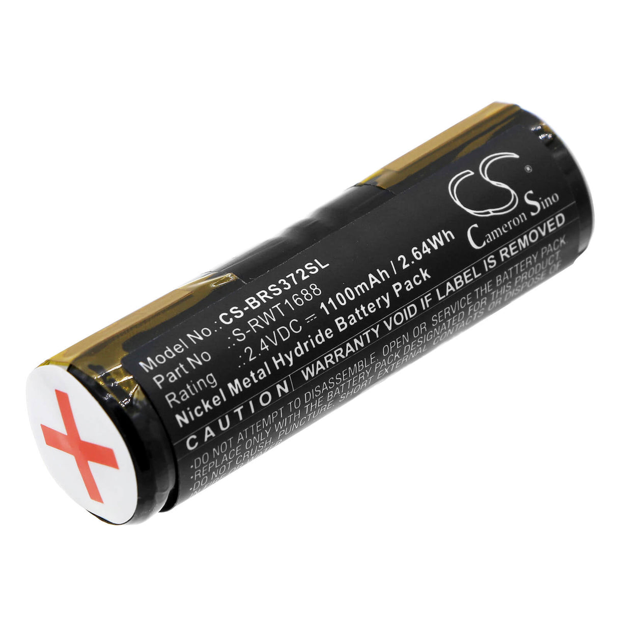 2.4V, Ni-MH, 1100mAh, Toothbrush battery fits Rowenta, Braun, Krups, 1103425149, 4717, Dlx S18.535.3, 2.64Wh Toothbrush Cameron Sino Technology Limited