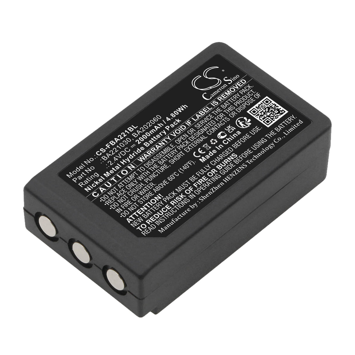 2.4v, Ni-mh, 2000mah, Crane Remote Battery Fits Hbc Patrol S, Radiomatic Rv, 4.80wh Crane Remote Control Cameron Sino Technology Limited