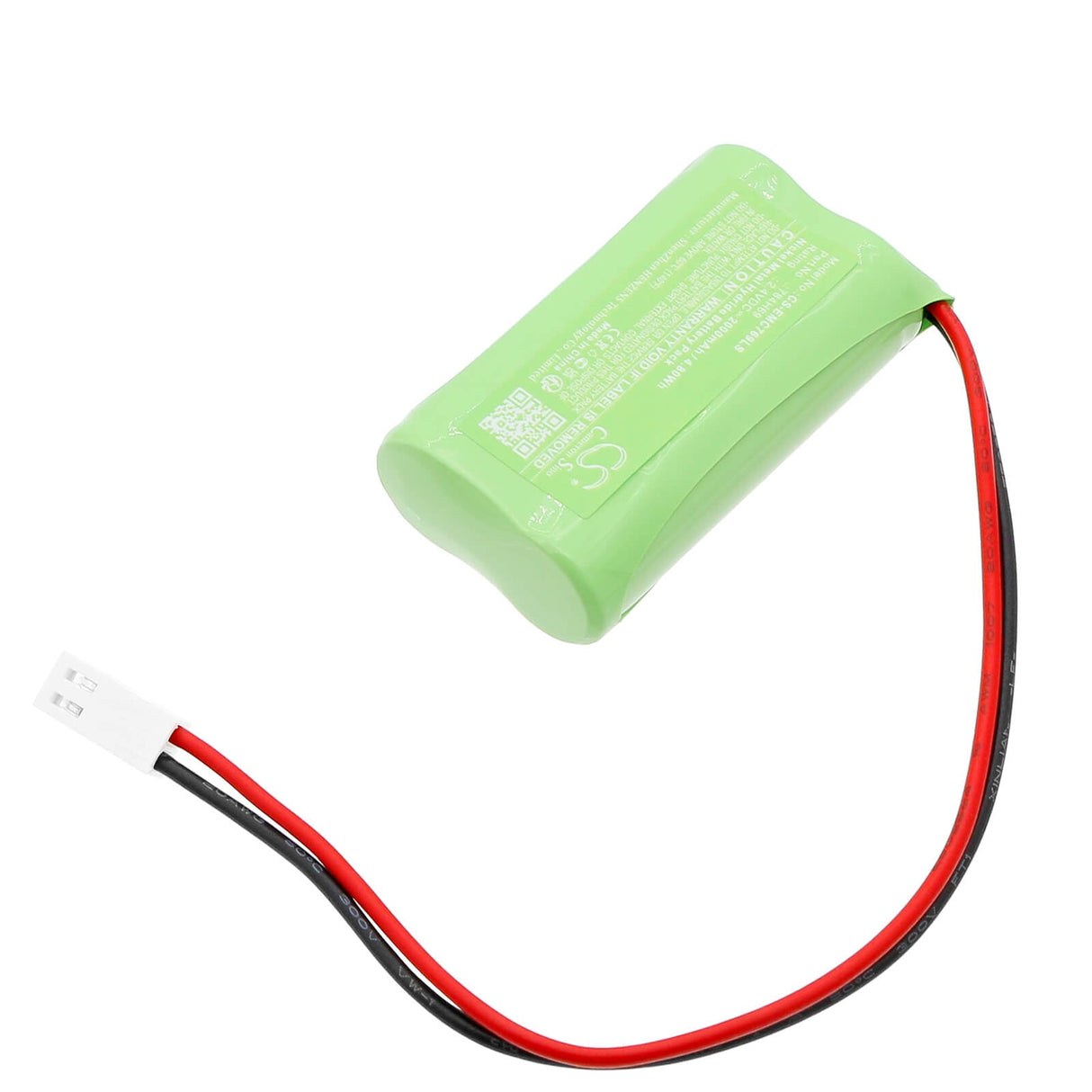 2,4V, Ni-MH, 2000mAh, Batterie d'éclairage d'urgence compatible avec Dual-lite, 784h69, Ev2d, Ev2di, 4,80Wh Éclairage d'urgence Cameron Sino Technology Limited