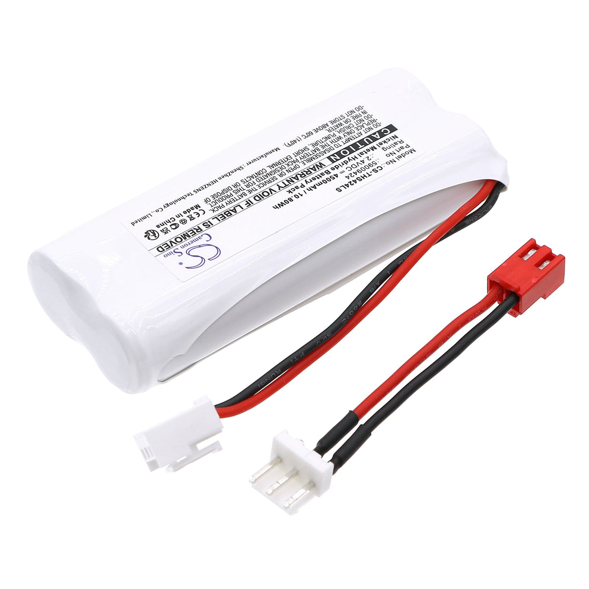2,4V, Ni-MH, 4500mAh, batterie d'éclairage de secours compatible avec Thorn Voyager, 59009424, Star La 2 Sbs Con3 75, 10,80Wh Éclairage de secours Cameron Sino Technology Limited