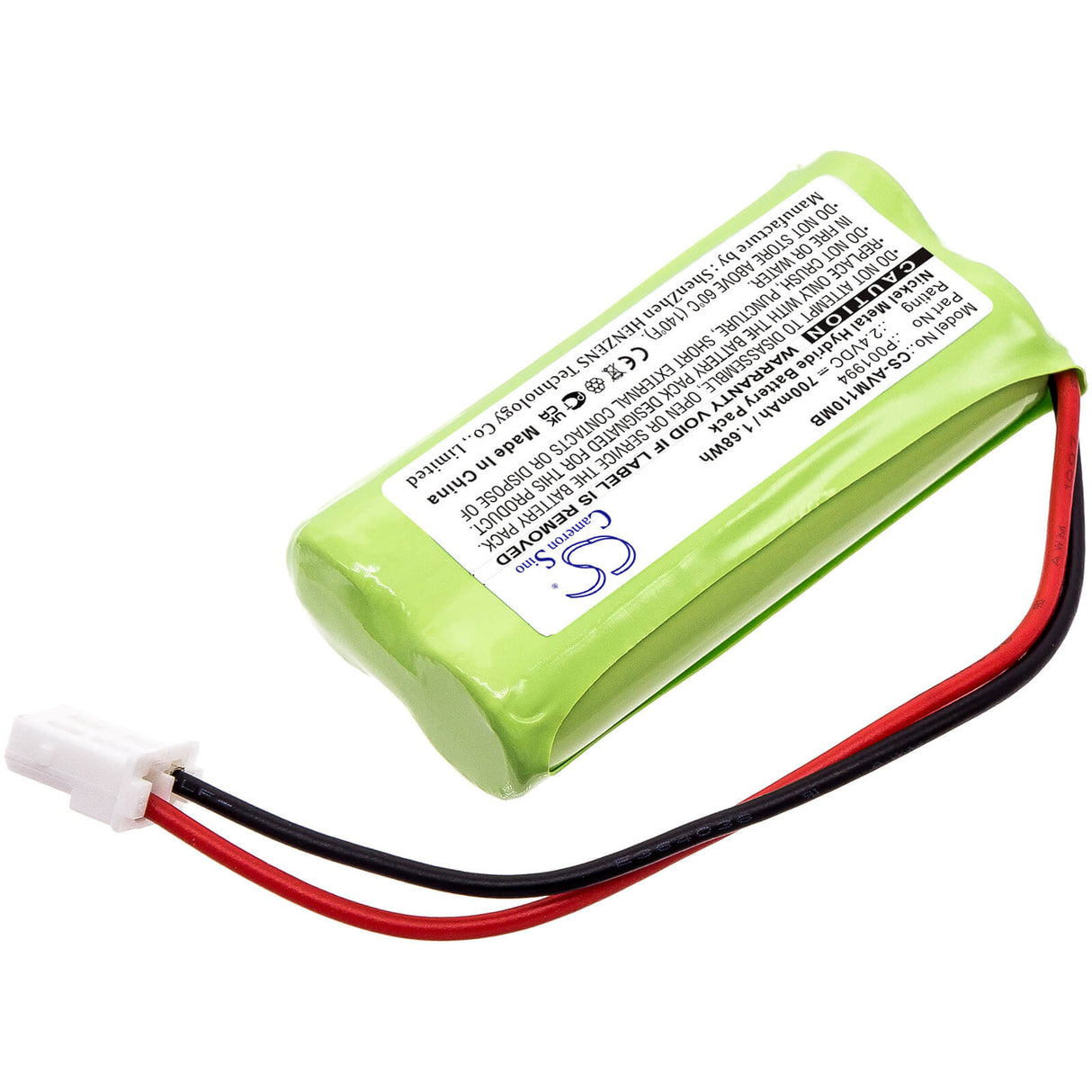 2.4v, Ni-mh, 700mah, Batterie de Babyphone Compatible avec Alecto, Dbx-111, 1.68wh BabyPhone Cameron Sino Technology Limited