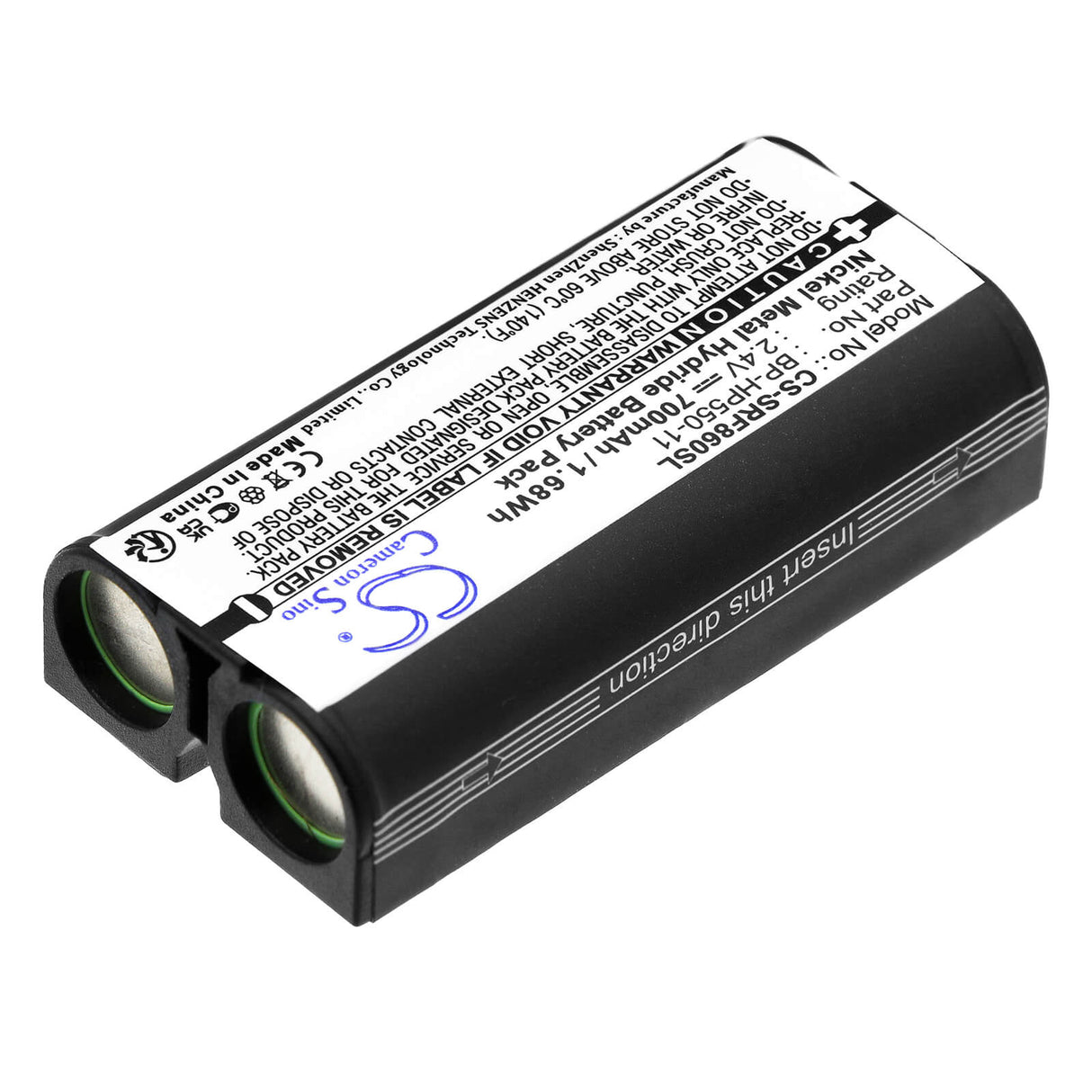 2.4V, Ni-MH, 700mAh, Headset battery fits Sony, Bp-hp550-11, Mdr-if245rk, Mdr-rf4000, 1.68Wh Wireless Headset Cameron Sino Technology Limited