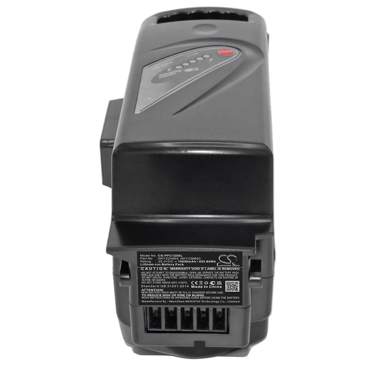 25.2V, Li-ion, 18000mAh, Electric eBike battery fits Victoria, Simplex, Puch, Panasonic, Be-ekd43, C10, C10 Hs, 453.6Wh Electric eBike Cameron Sino Technology Limited (Dangerous Goods)