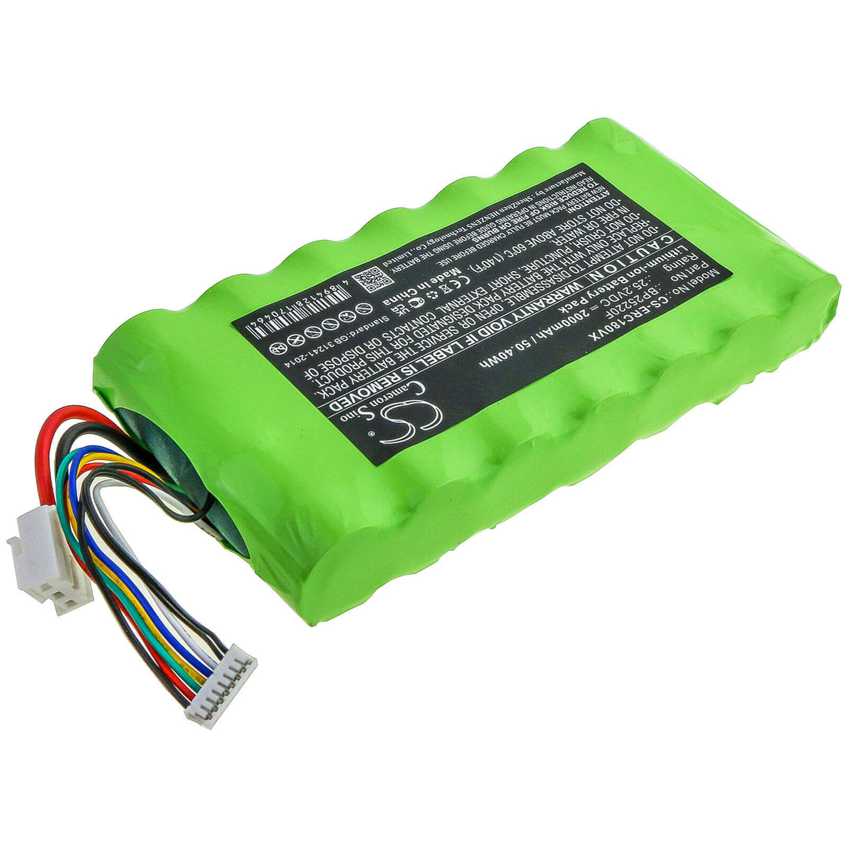 25.2v, Li-ion, 2000mah, Vacuum Battery Fit's Eureka, Nec180 Pro, 50.40wh Vacuum Cameron Sino Technology Limited