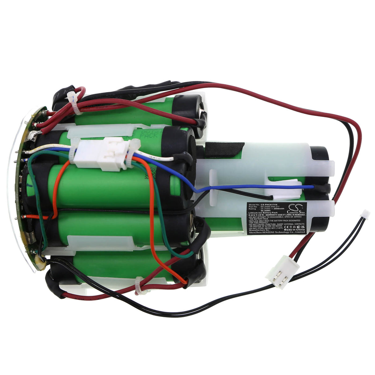 25.2V, Li-ion, 2000mAh, Vacuum battery fits Philips, Fc6171/01, Fc6172/01, Fc6172/01r1, 50.40Wh Vacuum Cameron Sino Technology Limited