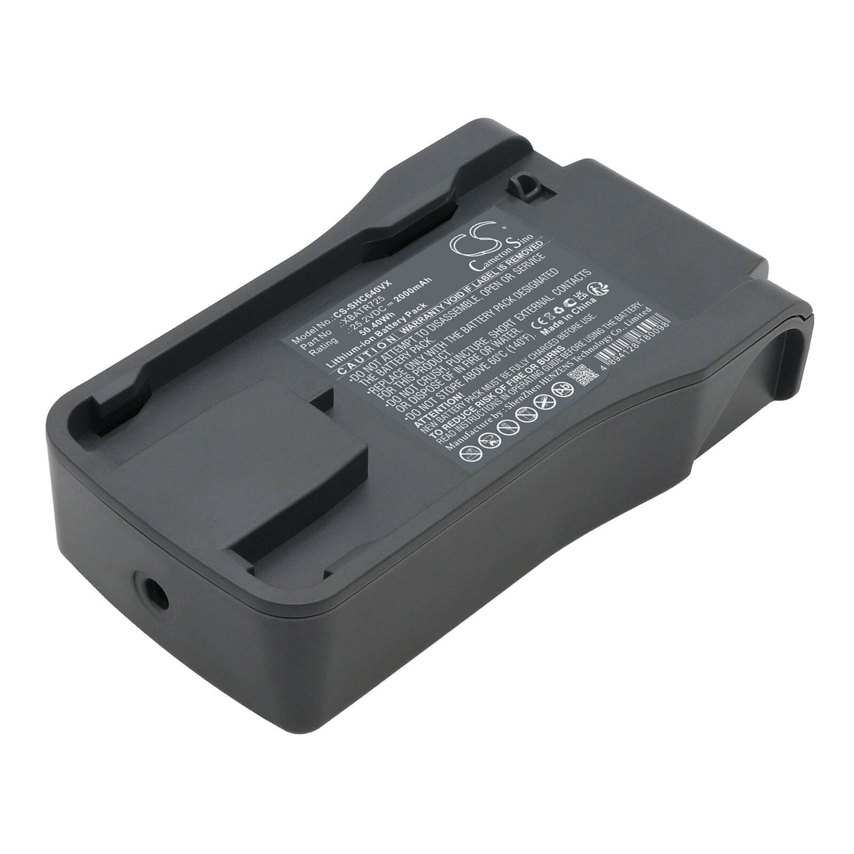 25.2V, Li-ion, 2000mAh, Vacuum battery fits Shark, Cordless Apex Pro, Cordless Apex Pro X2, Cordless Vertex Pro Stick Vacu, 50.40Wh Vacuum Cameron Sino Technology Limited
