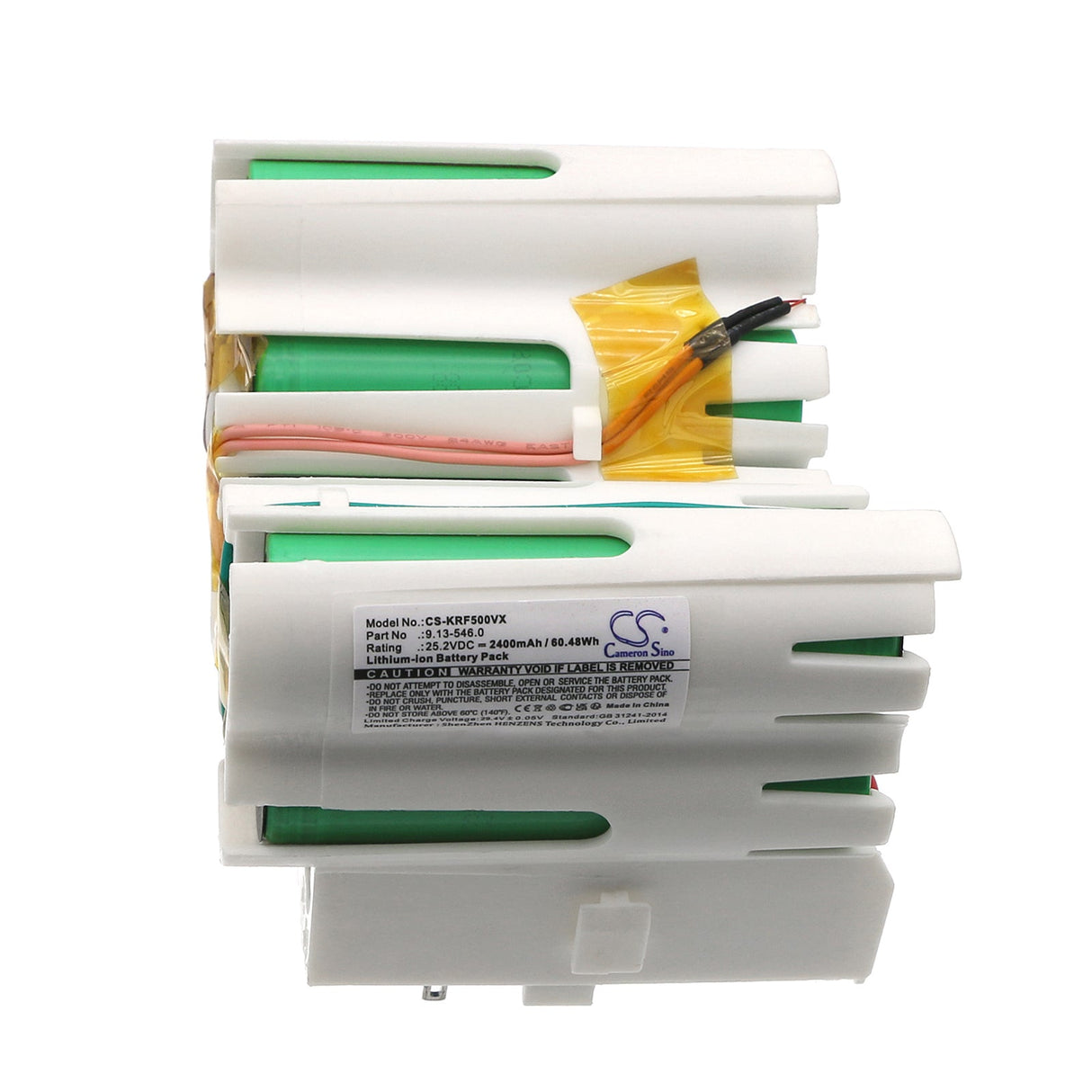 25.2v, Li-ion, 2400mah, Vacuum battery Fits Karcher 1.055-601.0, Basic Fc 5 Cordless, 60.48wh Vacuum Cameron Sino Technology Limited