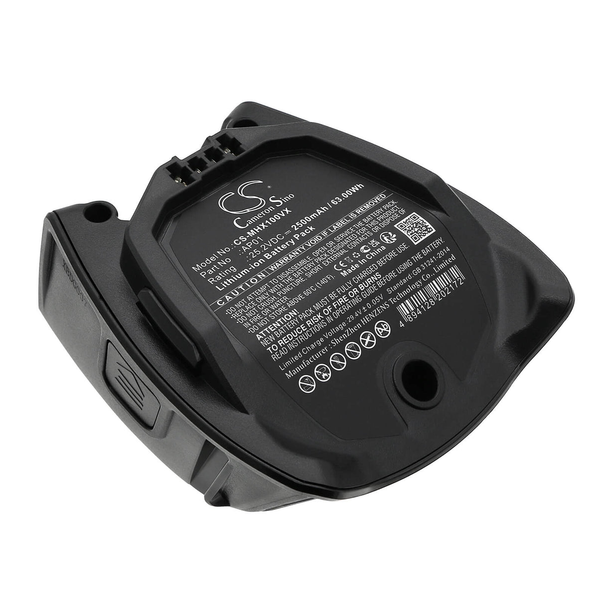 25.2V, Li-ion, 2500mAh, Vacuum battery fits Miele, Hx1, Hx1 Facelift, 63.00Wh Vacuum Cameron Sino Technology Limited