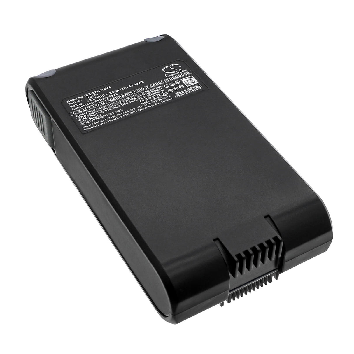 25.2V, Li-ion, 2500mAh, Vacuum Battery fits Eufy, Homevac S11 Go, Homevac S11 Infinity, 63.00Wh Vacuum Cameron Sino Technology Limited