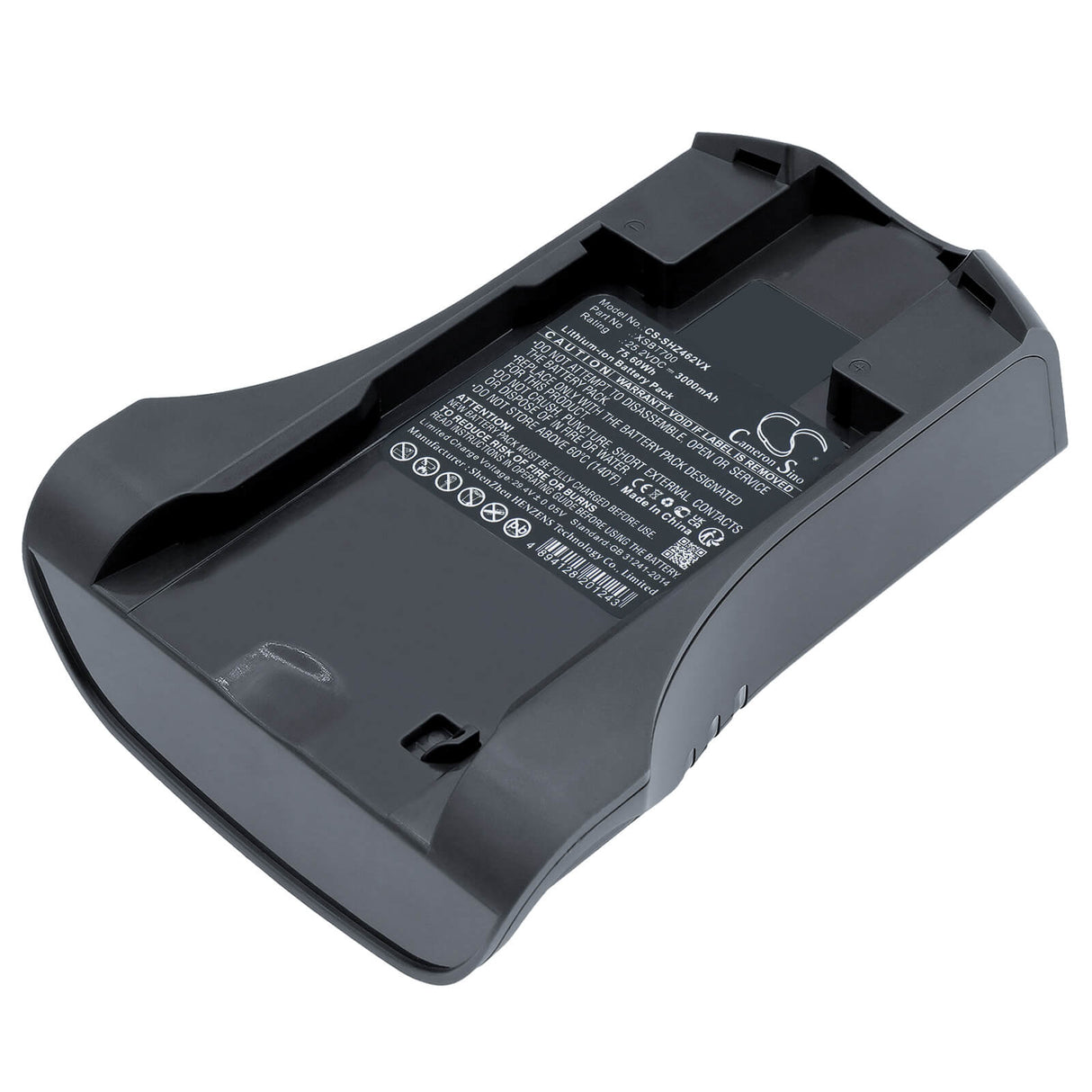 25.2V, Li-ion, 3000mAh, Batterie d'aspirateur compatible avec Shark, Brushroll Iz202, Iz201, 75.60Wh Aspirateur Cameron Sino Technology Limited