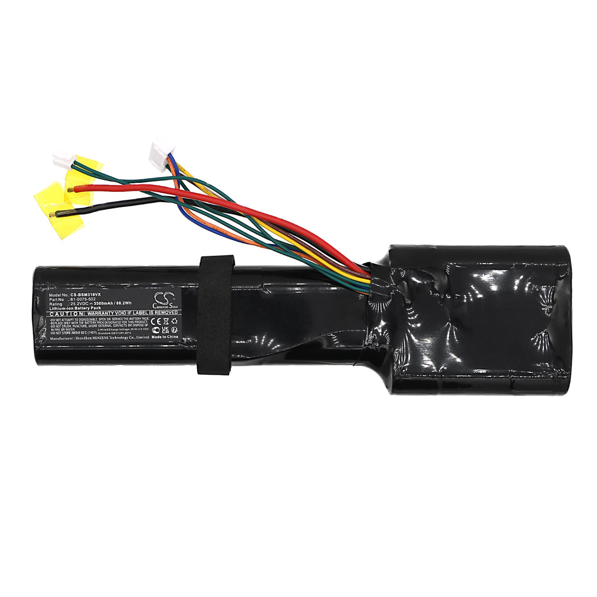 25.2V, Li-ion, 3500mAh, Battery fits Bissell, 1971+, 2023+, 88.2Wh Vacuum Cameron Sino Technology Limited