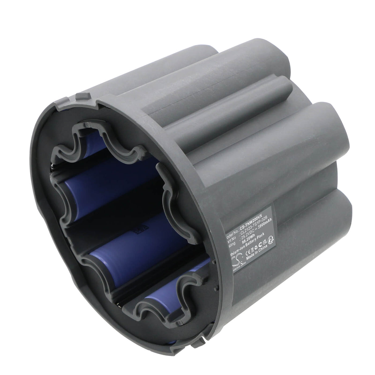 25.2V, Li-ion, 3900mAh, Vacuum battery fits Tineco, 3.0led 3.0lcd, 3.0plus, Floor One Booster Pro, 98.28Wh Vacuum Cameron Sino Technology Limited