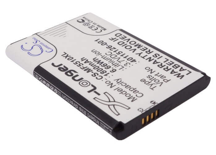 3.7V, Li-ion, 1800mAh, batterie Hotspot compatible avec Novatel Wireless, 40115126-001, Mifi 500 Lte, Mifi 5510, 6.66Wh Hotspot Cameron Sino Technology Limited