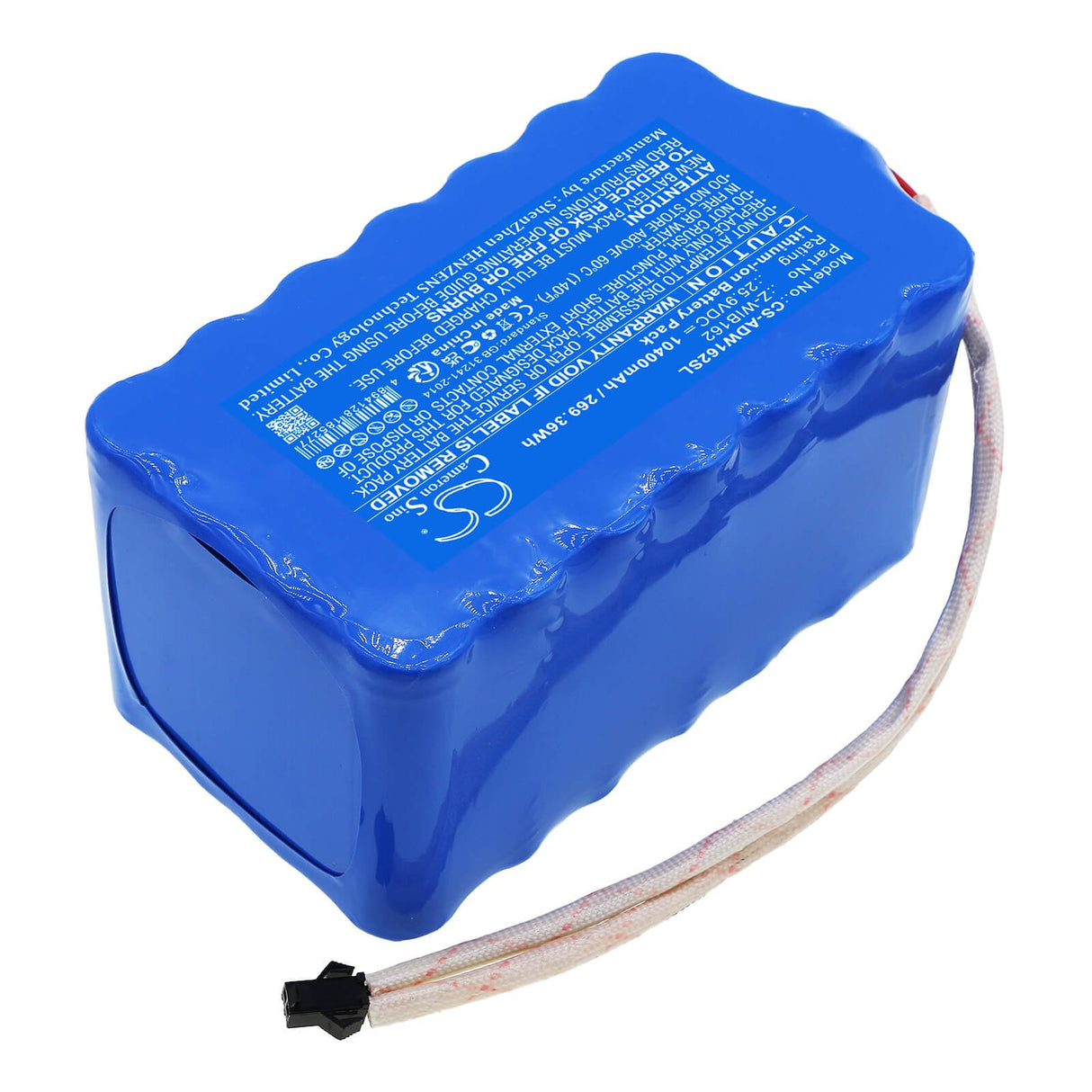 25.9V, Li-ion, 10400mAh, Lighting battery fits American Dj, Z-wib162, Wifly Exr Hex Par, 269.36Wh Lighting & Studio Cameron Sino Technology Limited (Dangerous Goods)