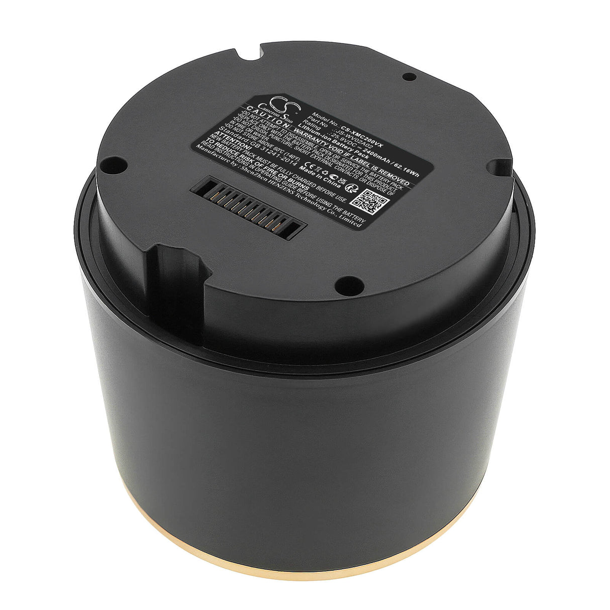 25.9V, Li-ion, 2400mAh, Vacuum battery fits Xiaomi, Viomi, Cyber, Cyber Lite, 62.16Wh Vacuum Cameron Sino Technology Limited