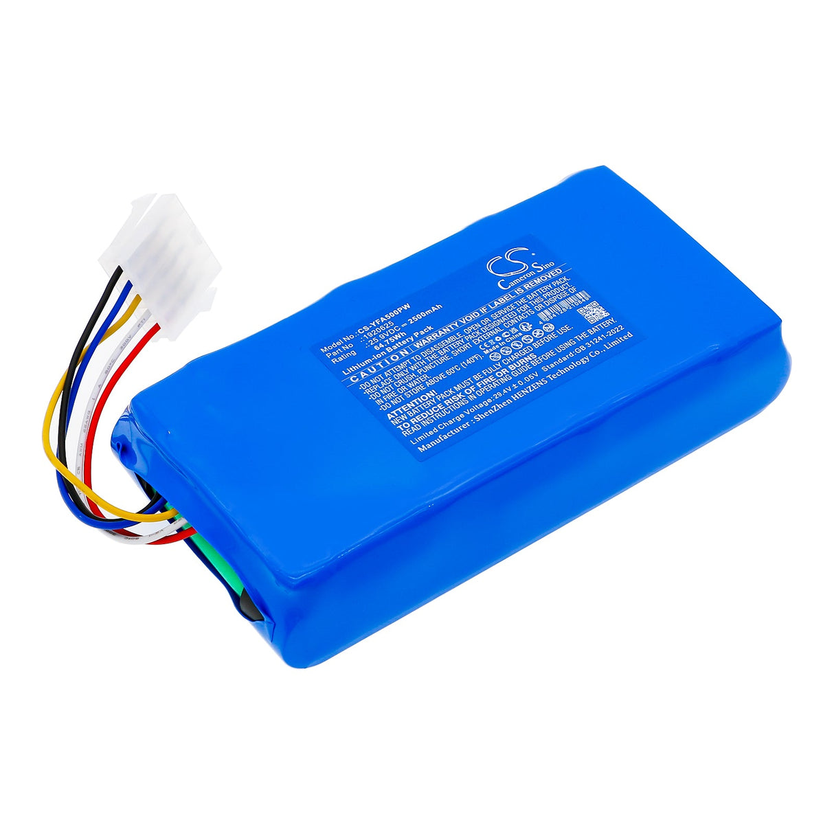 25.9V, Li-ion, 2500mAh, Lawn Mowers battery fits Yard Force, Classic 500, Classic 500 B, 64.75Wh Lawn Mowers Cameron Sino Technology Limited