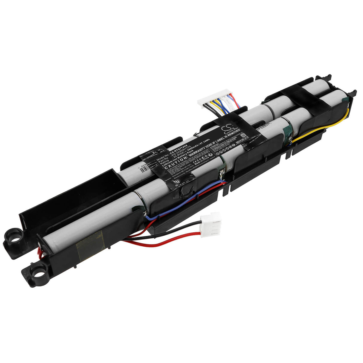 25.9V, Li-ion, 2600mAh, Vacuum battery fits Tefal, Rowenta, Rh9151, Rh9151wo, Rh9151wo / 2d0, 67.34Wh Vacuum Cameron Sino Technology Limited