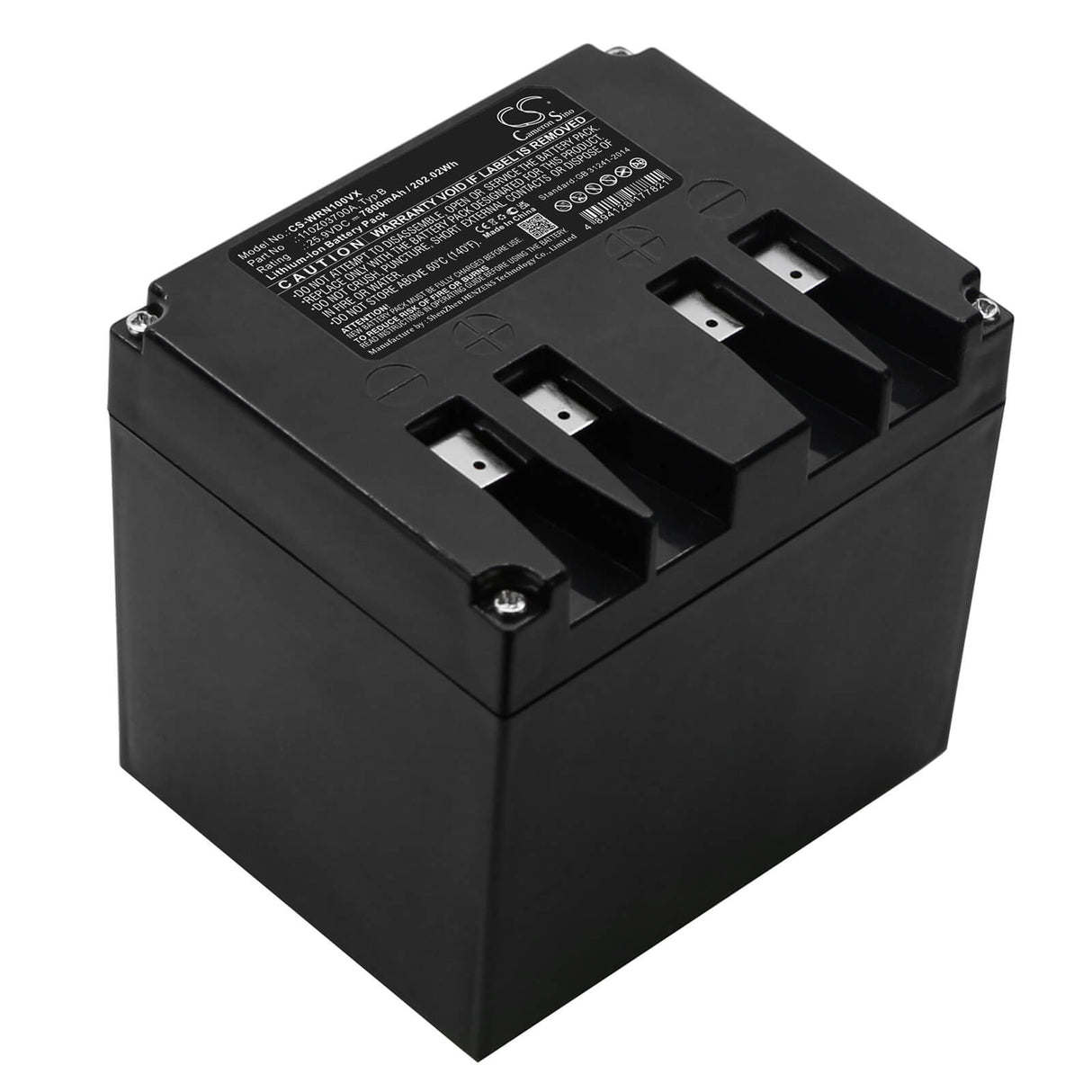 25.9V, Li-ion, 7800mAh, Lawn Mowers battery fits Wiper, Ambrogio, Stiga, Lawnbott, Lizard, 110z03700a, L200 Basic, L200 Carbone, 202.02Wh Lawn Mowers Cameron Sino Technology Limited (Dangerous Goods)