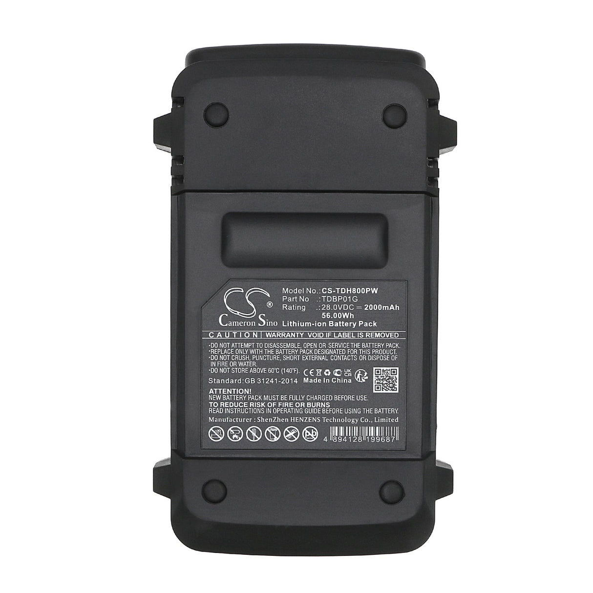 28.0V, Li-ion, 2000mAh, Lawn Mowers Battery fits Teccpo, Tdab03g, Tdht01g, 56.00Wh Lawn Mowers Cameron Sino Technology Limited (Suspended)