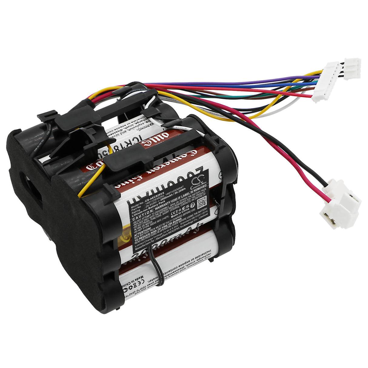 29.6V, Li-ion, 2000mAh, Vacuum battery fits Aeg, Electrolux, 90027881001, 90027881101, 90027882501, 59.20Wh Vacuum Cameron Sino Technology Limited