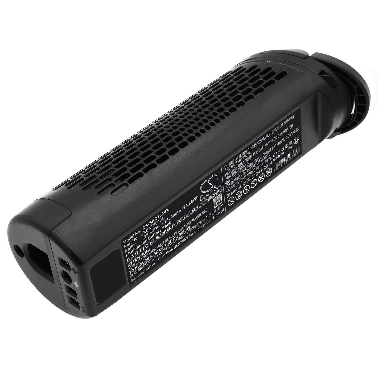 28.8V, Li-ion, 2600mAh, Vacuum battery fits Shark, Ic160, Ic160uk/t, Ic162, 74.88Wh Vacuum Cameron Sino Technology Limited
