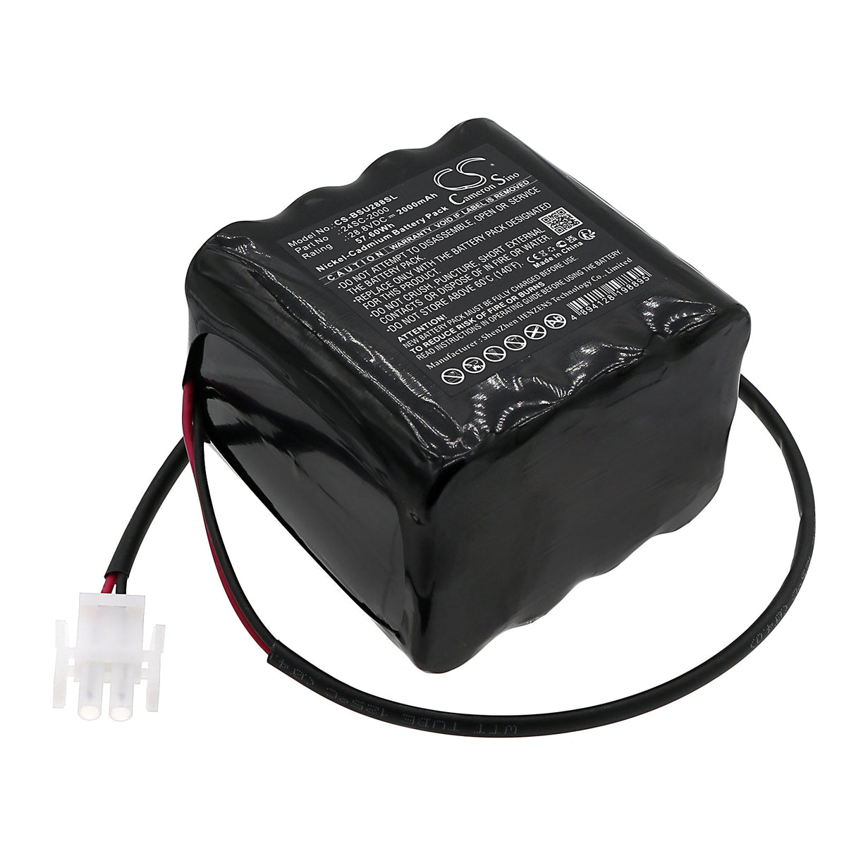 28.8V, Ni-CD, 2000mAh, Automatic door battery fits Besam, Uniturn, 57.60Wh Automatic Doors Cameron Sino Technology Limited