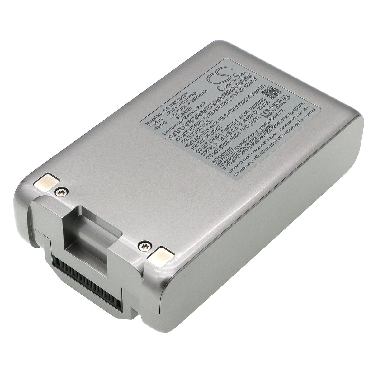 29.6V, Li-ion, 2900mAh, Vacuum battery fits Dreame, T30, T30 Neo, 85.84Wh Vacuum Cameron Sino Technology Limited