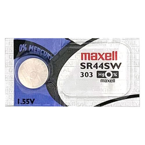 303 - Sr44sw 1.55 Volt Silver Oxide Battery Replacement Coin Cell Batteries Maxell
