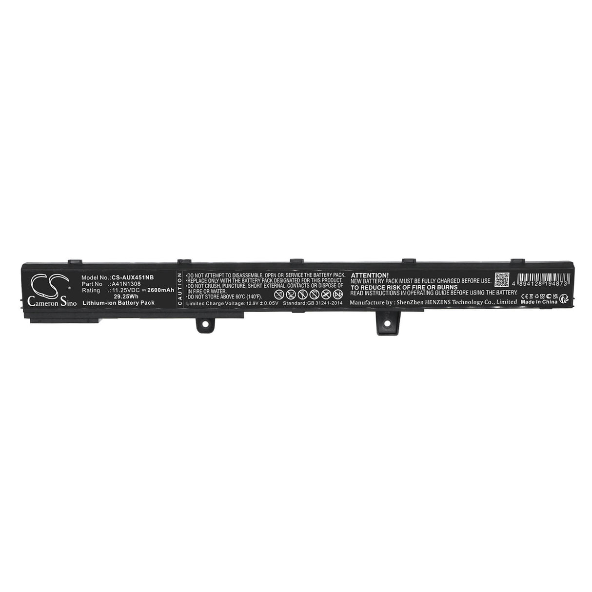 11.25v, Li-ion, 2600mah, Battery Fits Asus, 90nb0341-m00910, A41, 29.25wh Notebook, Laptop Cameron Sino Technology Limited