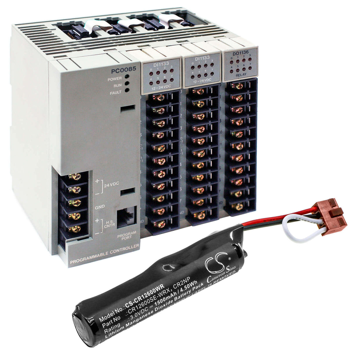 3.0v, Li-mno2, 1500mah, Battery Fit's Modicon, 85, 185, 4.50wh Batteries for Electronics Cameron Sino Technology Limited (Suspended)