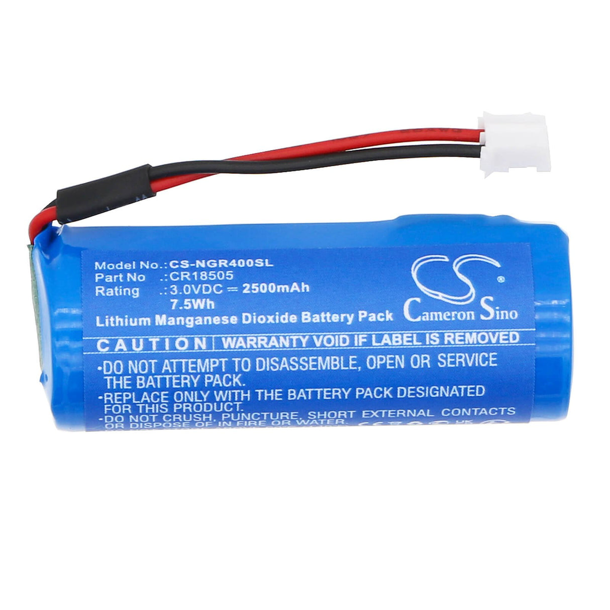 3,0v, Li-mno2, 2500mah, Batterie de compteur d'eau compatible avec les écrans numériques NextCentury Rr4, 7,5wh Chasse d'eau automatique Cameron Sino Technology Limited