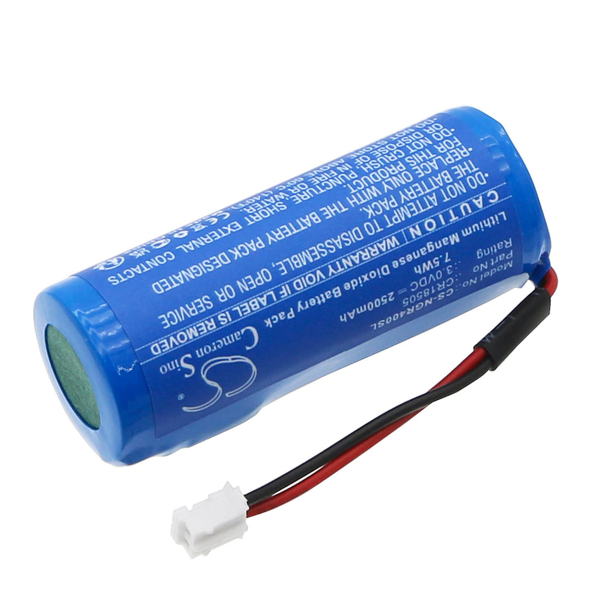 3,0v, Li-mno2, 2500mah, Batterie de compteur d'eau compatible avec les écrans numériques NextCentury Rr4, 7,5wh Chasse d'eau automatique Cameron Sino Technology Limited