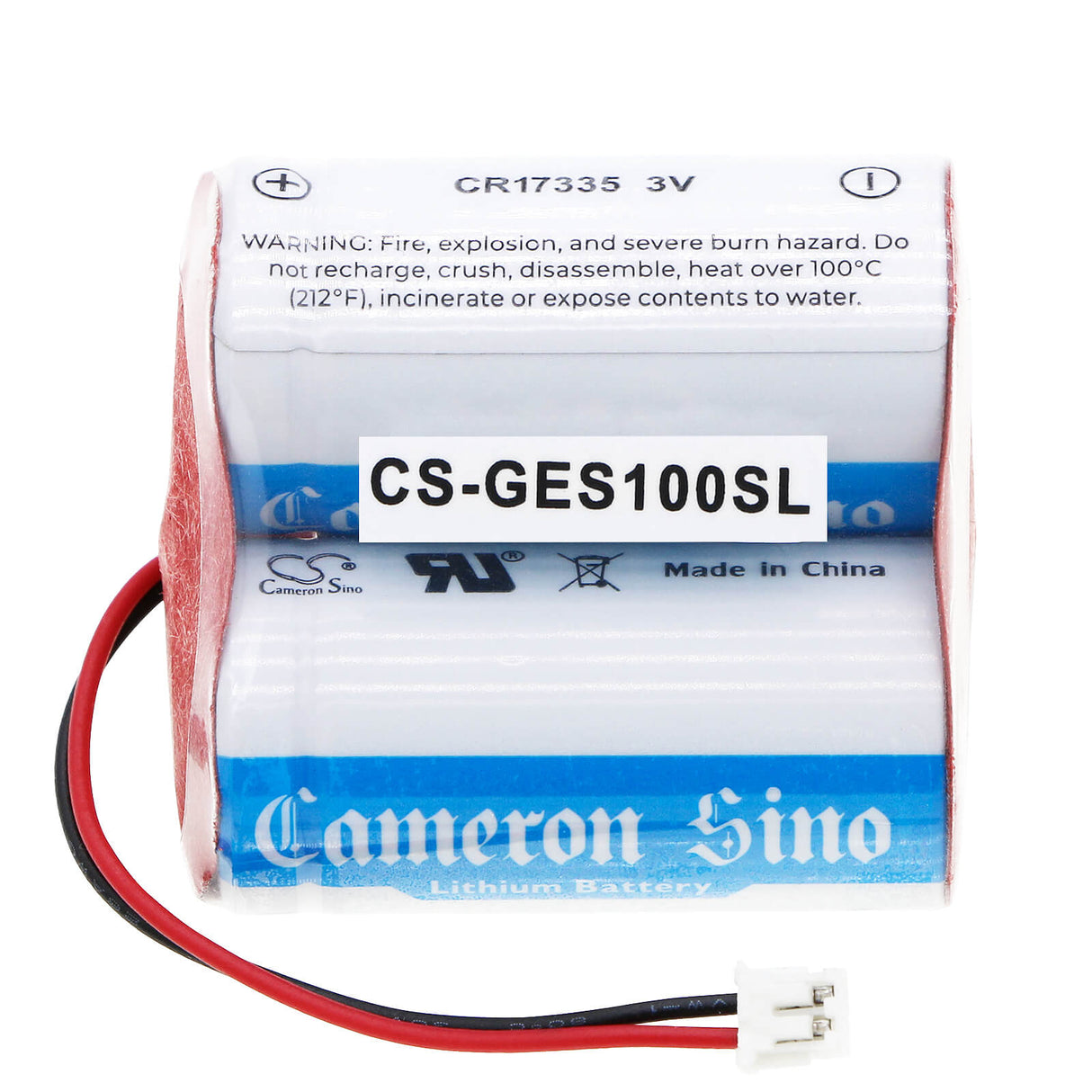 3.0V, Li-MnO2, 2700mAh, batterie de serrure de porte s'adapte à Glutz, 230779, 271964, Es1, 8.1Wh Door Lock Cameron Sino Technology Limited