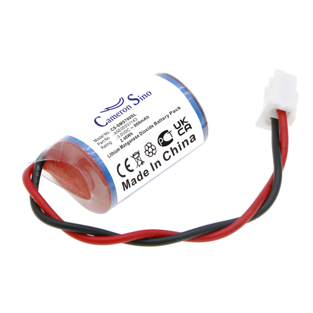 3.0v, Li-mno2, 800mah, PLC Battery fits Siemens Simatic S7, 2.40wh PLC Cameron Sino Technology Limited
