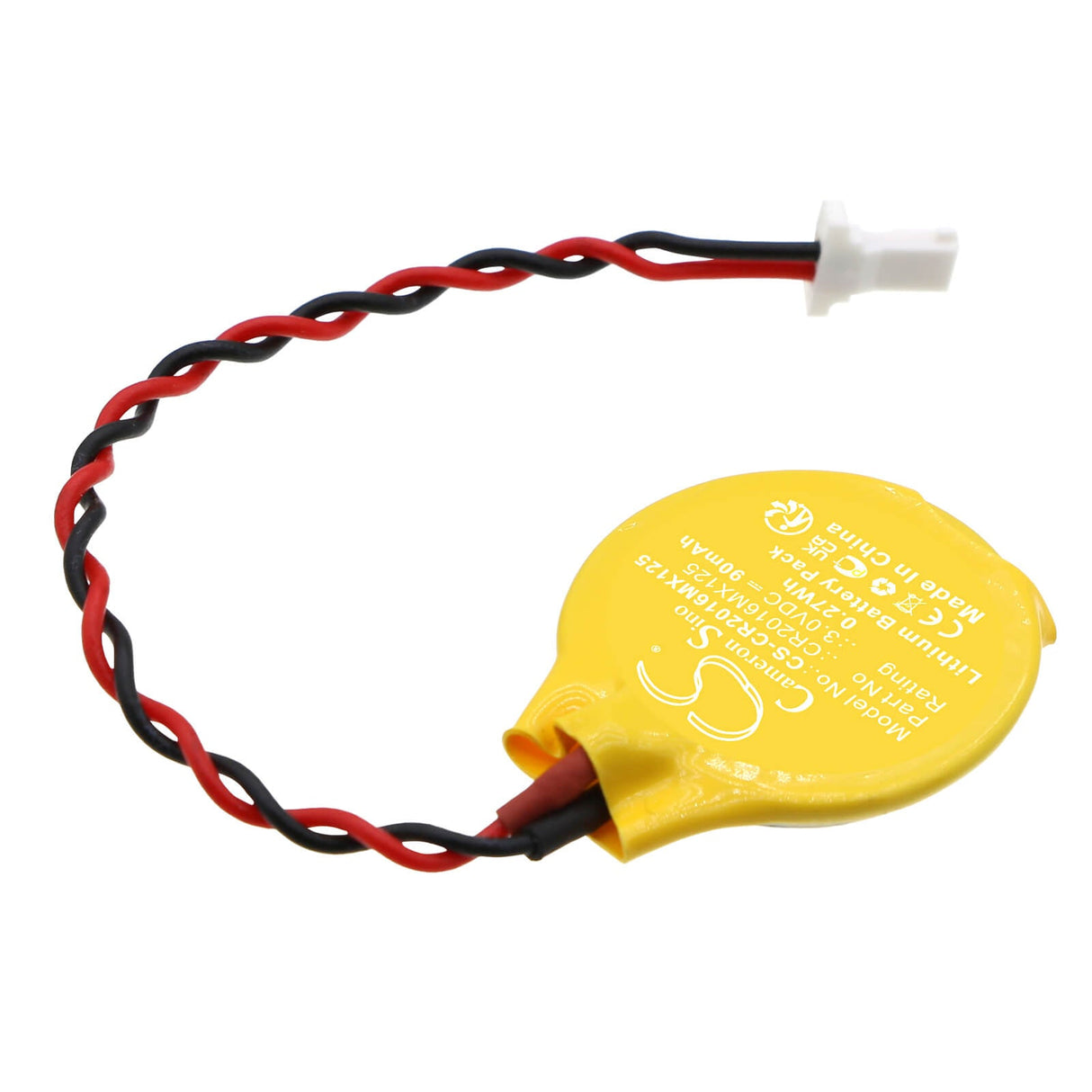 3.0v, Lithium, 90mah, Batterie de Cameron Sino, Pack de batteries, Pack de batteries 0.27wh Cameron Sino Technology Limited