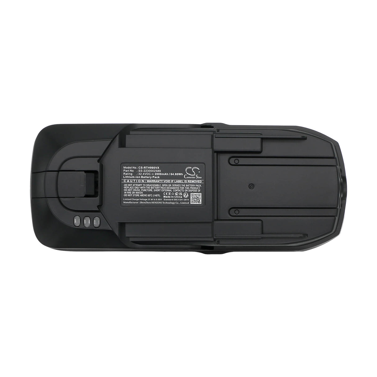 32.4V, Li-ion, 2000mAh, Vacuum Battery fits Nordischer, Eo99f1no/4q0, Eo99f1no/4q2, 64.80Wh Vacuum Cameron Sino Technology Limited